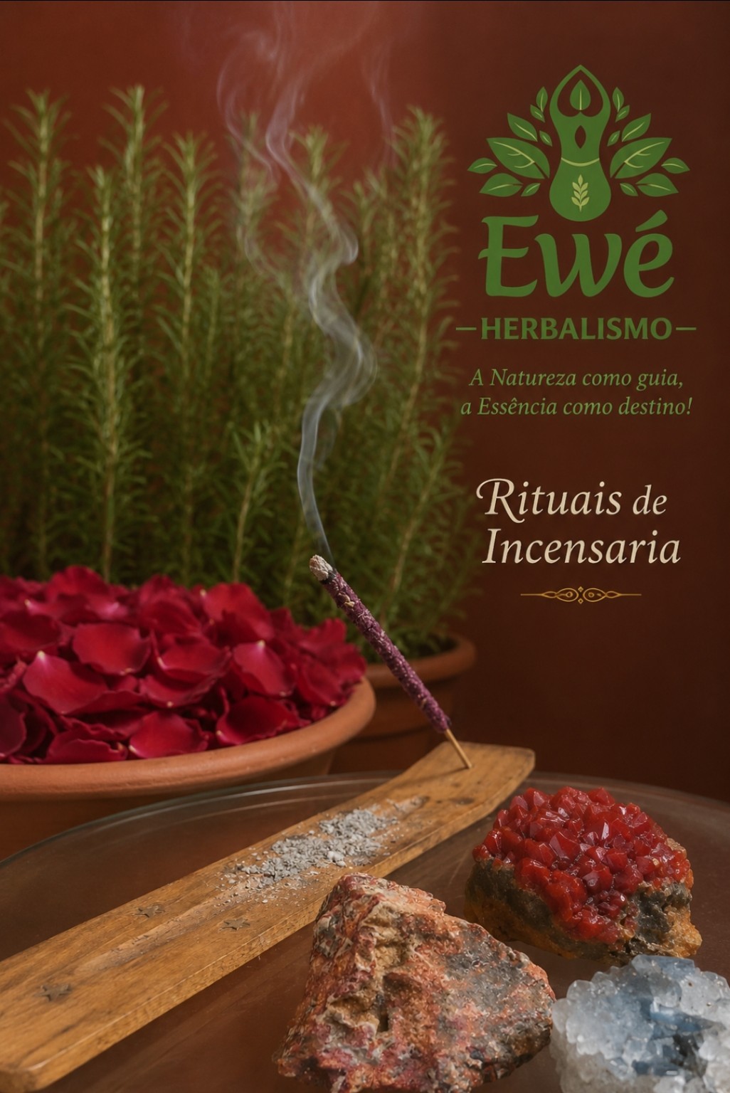 Incensos artesanais da coleção Rituais de Incensaria